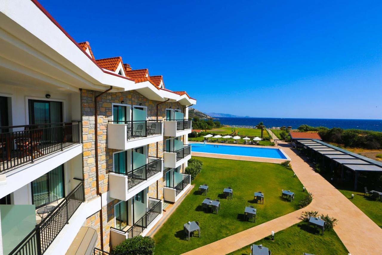 Acroter Hotel Spa - Alcohol Extra All Inclusive Datça Exteriör bild