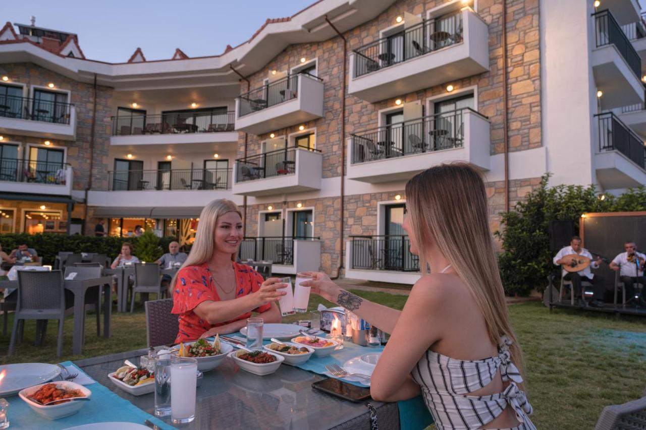 Acroter Hotel Spa - Alcohol Extra All Inclusive Datça Exteriör bild