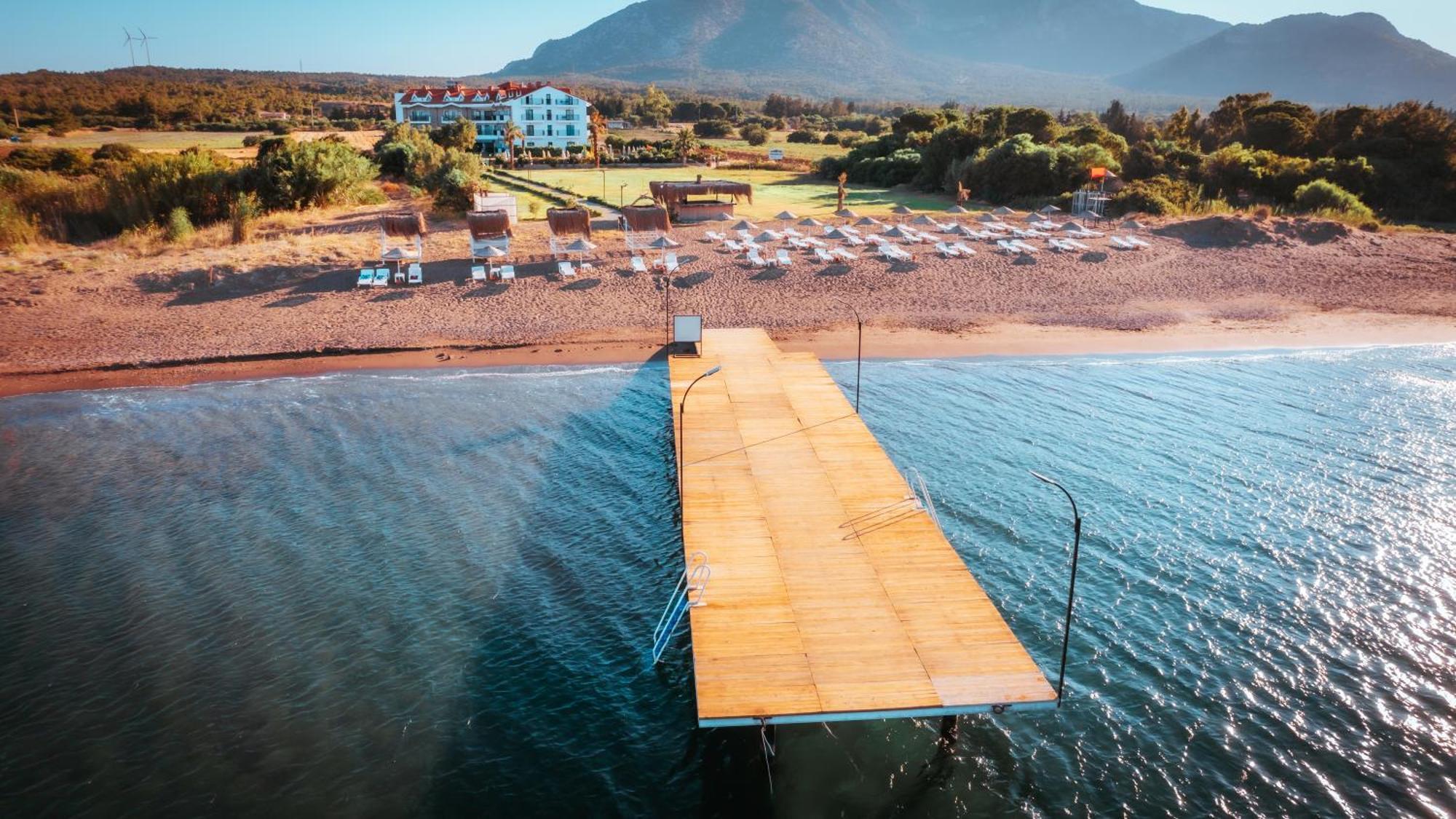 Acroter Hotel Spa - Alcohol Extra All Inclusive Datça Exteriör bild
