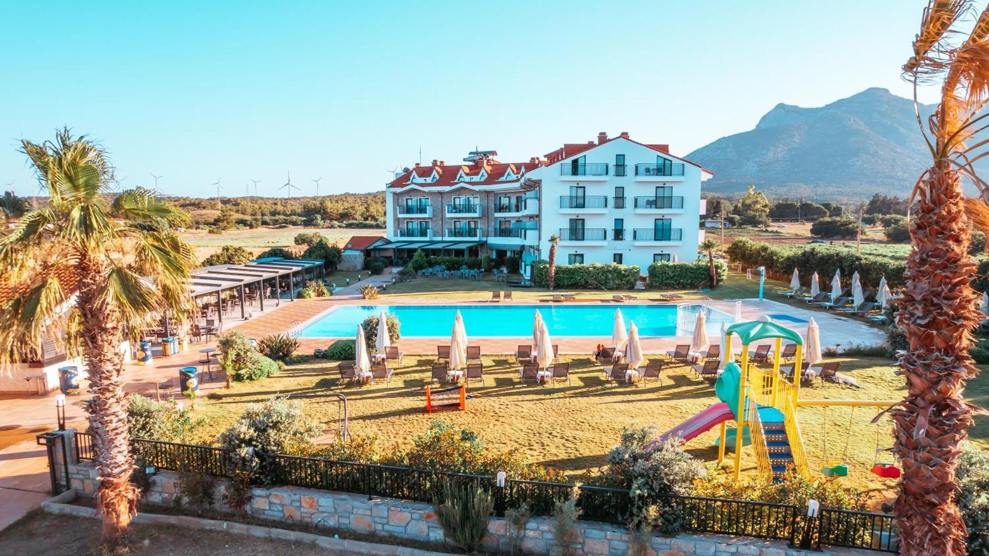 Acroter Hotel Spa - Alcohol Extra All Inclusive Datça Exteriör bild